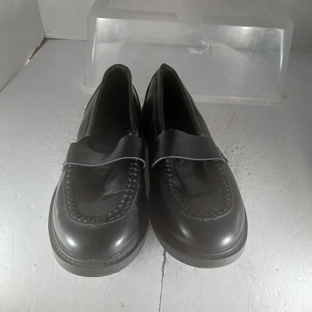 Old Navy Classic Loafer 8 Black Jack Dark Academia Preppy Workwear S/493301-00
